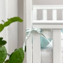 Protectie laterala patut bebe alb-menta (4)